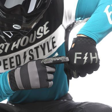Перчатки FASTHOUSE Speed Style Akin , Black/Gray - 2X