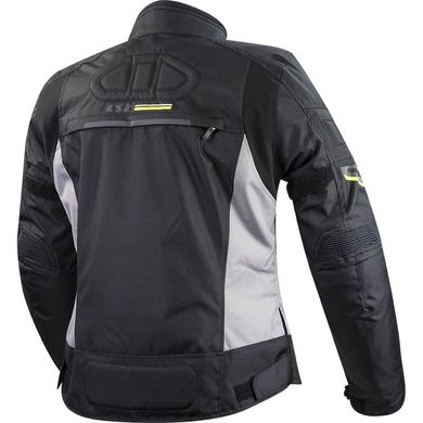 Мотокуртка LS2 Shadow Man Jacket Black Titanium Hi-Vis Yellow M