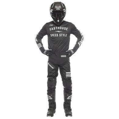 Джерсі FASTHOUSE Grindhouse Grit , Black - 3X