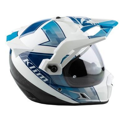 Мотошлем KLIM Krios Pro ECE/DOT LG Spectrum White - Blue