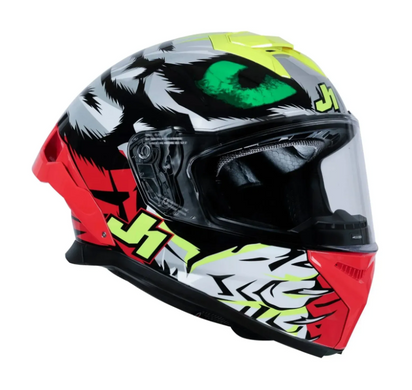 Мотошолом Just1 J-STR Demonic Red Yellow Black Gloss S