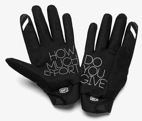 Зимові перчатки 100% BRISKER Glove Black S (8)