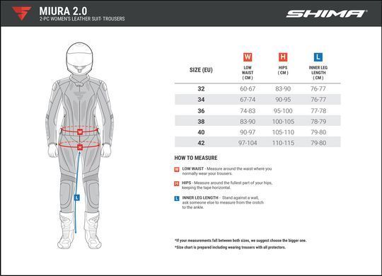 Мотоштаны Shima Miura 2.0 Pink L