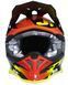 Мотошлем Just1 J39 Poseidon Fluo Yellow Red Black L