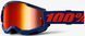 Окуляри 100% STRATA 2 Navy - Mirror Red Lens, Mirror Lens