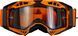 LS2 Aura Enduro Series Goggle Black Hi-Vis Orange with Clear Visor