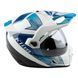 Мотошлем KLIM Krios Pro ECE/DOT LG Spectrum White - Blue