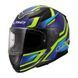 Мотошолом LS2 FF353 Rapid 2 Flitz Hi-Viz Yellow Blue XXXL