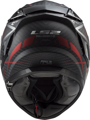 Мотошолом LS2 FF327 Challenger CT2 Konic Matt Red