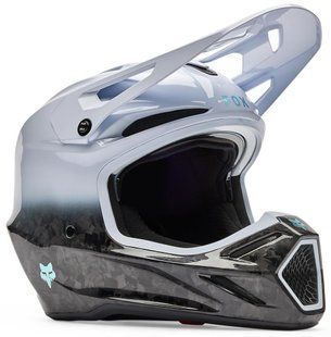 Мотошолом FOX V3 RS Helmet - GHOST White XXL
