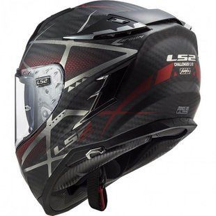 Мотошолом LS2 FF327 Challenger CT2 Konic Matt Red