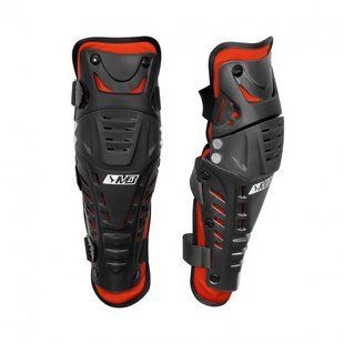 Мотонаколінники MadBull M7022K black red S/M