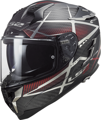 Мотошолом LS2 FF327 Challenger CT2 Konic Matt Red