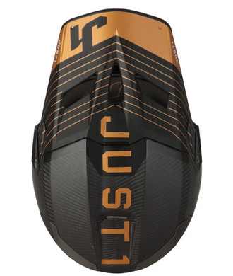 Мотошолом Just1 J22 10th Bronze Black White Carbon L