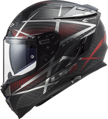 Мотошолом LS2 FF327 Challenger CT2 Konic Matt Red