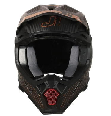 Мотошолом Just1 J22 10th Bronze Black White Carbon L
