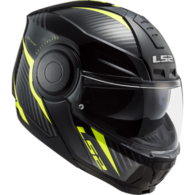Мотошолом LS2 FF902 Scope Skid Black Hi-Vis Yellow L
