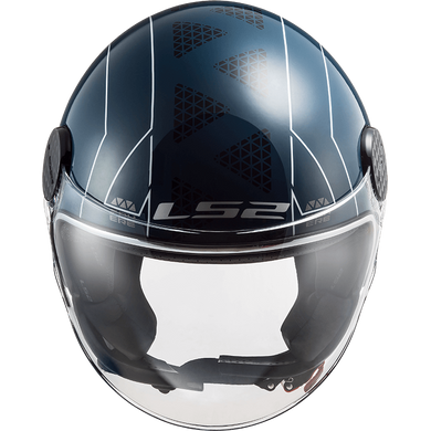 Мотошолом LS2 OF558 Sphere Lux Linus Gloss Cobalt S