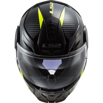 Мотошолом LS2 FF902 Scope Skid Black Hi-Vis Yellow L