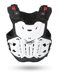 Захист тіла LEATT Chest Protector 4.5 White One Size