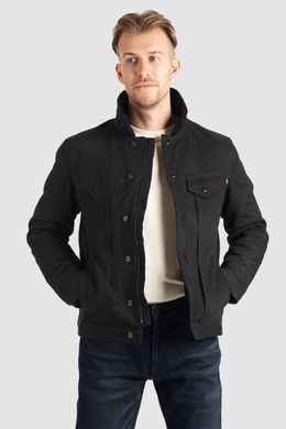 Мотокуртка PandoMoto HUSKY Black Sherpa Trucker Jacket L