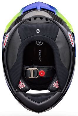 Мотошолом BELL RACESTAR DLX Flex&reg; - GRID Blue L