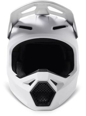 Мотошолом FOX V1 SOLID HELMET Matte White, XS