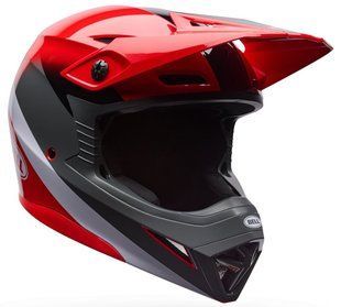 Мотошолом BELL MX-10 - AVIATOR Red L