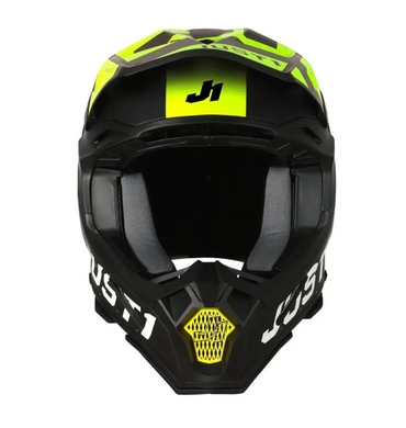 Мотошолом Just1 J22 Adrenaline Fluo Yellow Carbon Matt L