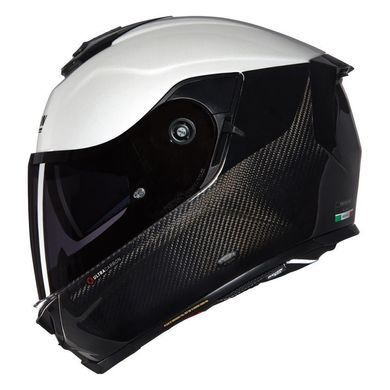 Мотошолом Nolan X-903 Ultra Carbon VERNICIATURA SPECIALE Black-White