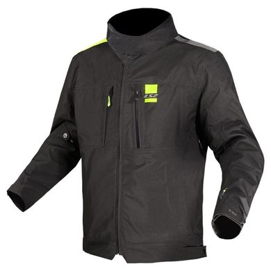 Мотокуртка LS2 Titanium Man Jacket Black Hi-Vis Yellow L