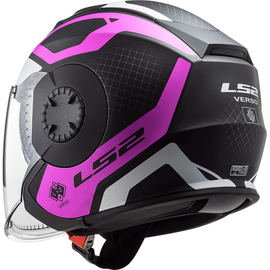 Мотошлем LS2 OF570 Verso Marker Matt Black Violet