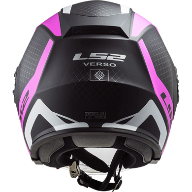 Мотошлем LS2 OF570 Verso Marker Matt Black Violet