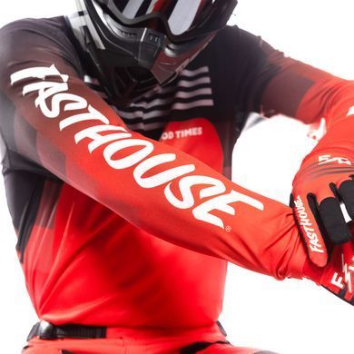 Мотокостюм FASTHOUSE Elrod HyperSonic Pant, Red - 38/2X