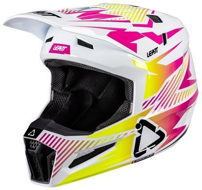 Мотошолом LEATT Moto 3.5 Helmet + Goggle Storm Pink XS