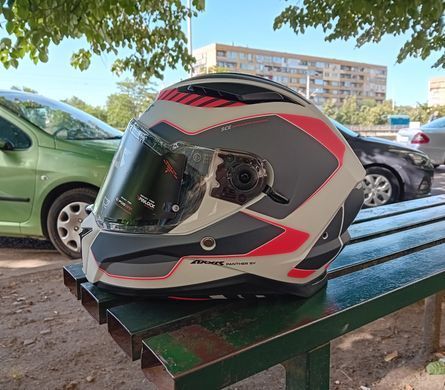 Мотошолом AXXIS PANTHER SV Gale A5 Matt Red XS