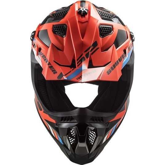Мотошлем LS2 MX700 Subverter EVO Stomp Orange Black S - купить
