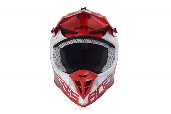 Мотошлем Acerbis LINEAR Red White XXL