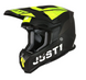 Мотошолом Just1 J22 Adrenaline Fluo Yellow Carbon Matt L