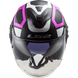 Мотошлем LS2 OF570 Verso Marker Matt Black Violet