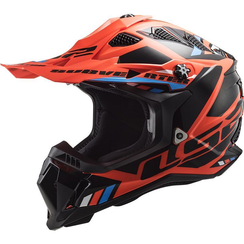 Мотошлем LS2 MX700 Subverter EVO Stomp Orange Black S - купить