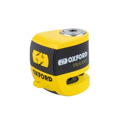 Замок на диск Oxford Quartz XA5 Alarm Disc Lock Yellow Black