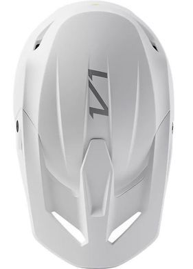 Мотошолом FOX V1 SOLID HELMET Matte White, L