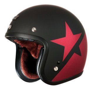 Мотошолом Origine Primo Star Red Black Matt