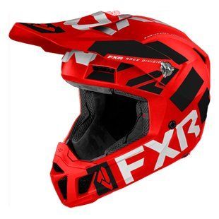 Мотошолом FXR Clutch Evo LE 22-Red/White/Black S