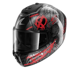 Мотошолом SHARK SPARTAN RS CARBON SHIEVER anthracite/red L