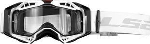 Маска кросова LS2 Aura Enduro Series Goggle Black White with Clear Visor