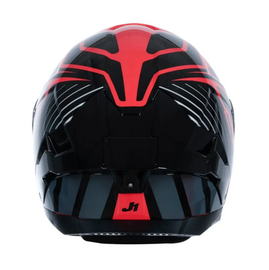 Мотошолом Just1 J-STR Tactical Silver Red Gloss S