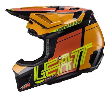 Мотошлем LEATT Helmet Moto 7.5 + Goggle Citrus M