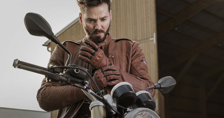 Мотоперчатки Shima Caliber Man Brown XL